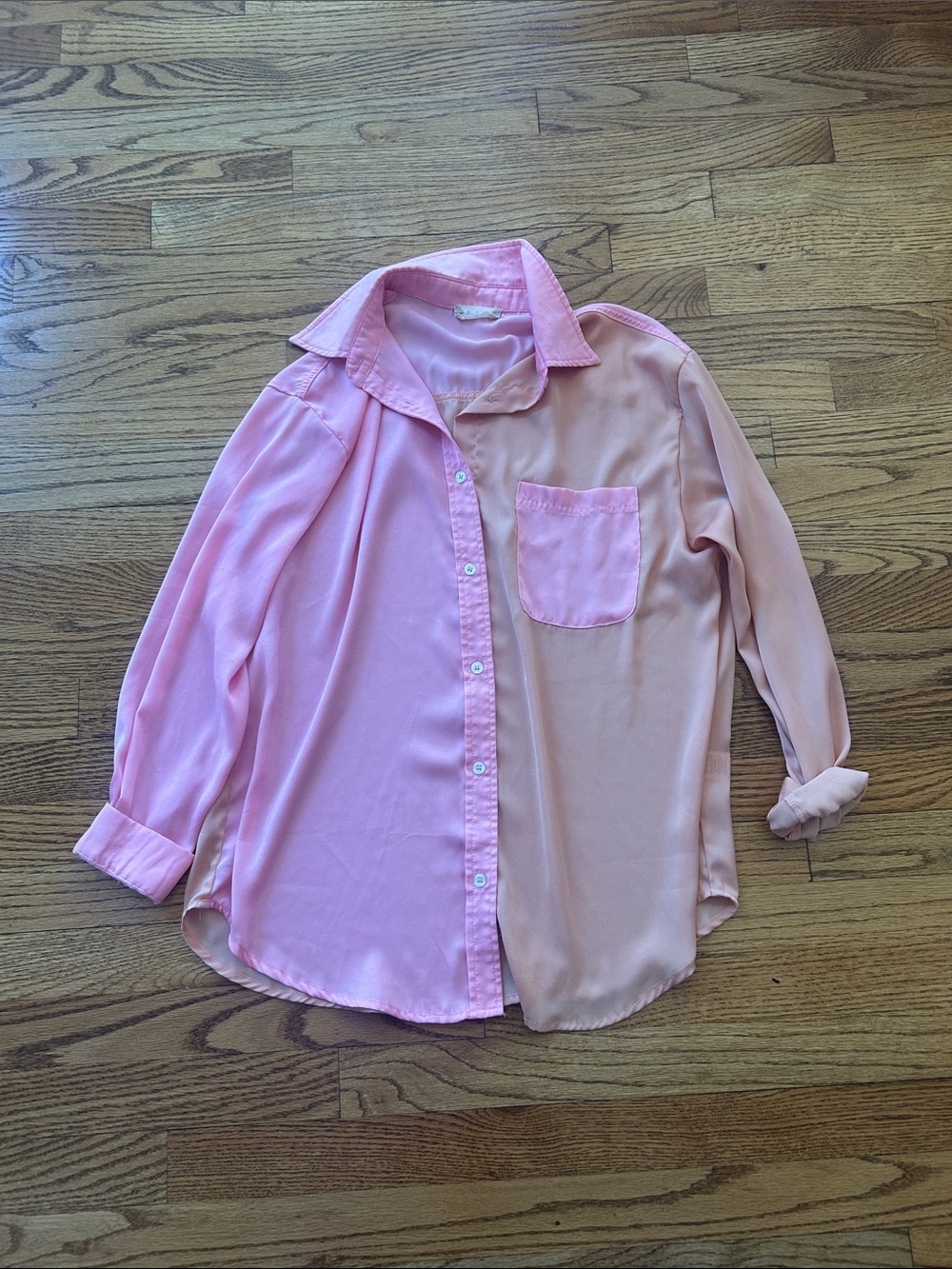 Altar’d State Colorblock Blouse Size Small